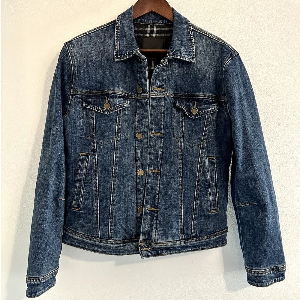 BLANK NYC Wool Blend Denim Jacket Size S Streetwear Heritage Casual Classic Luxe